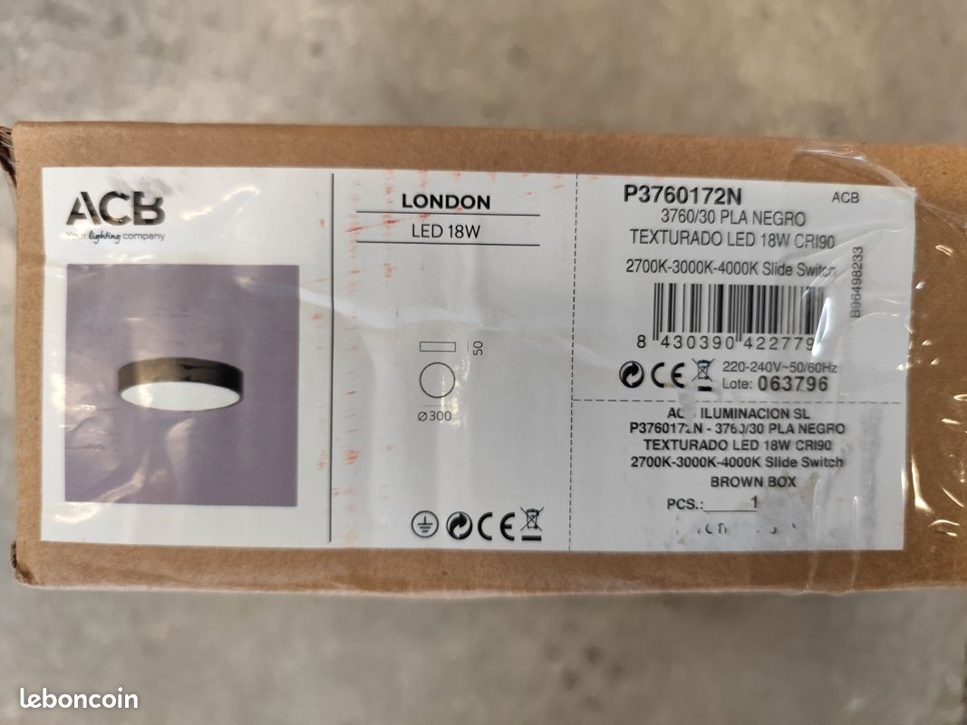 ACB luminaire London LED 18w - photo 3